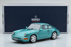 Porsche 911 964 Carrera 2 ウィンブルドングリーン Norev 1:18 187329 メタル - 画像 8/8
