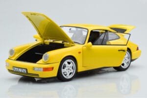 Porsche 911 964 Carrera 2 イエロー Norev 1:18 187328 メタル - 画像 2/8