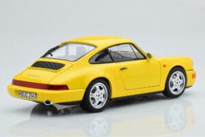Porsche 911 964 Carrera 2 イエロー Norev 1:18 187328 メタル - 画像 4/8
