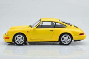 Porsche 911 964 Carrera 2 イエロー Norev 1:18 187328 メタル - 画像 5/8