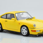 Porsche 911 964 Carrera 2 イエロー Norev 1:18 - image 6 of 8