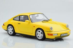 Porsche 911 964 Carrera 2 イエロー Norev 1:18 187328 メタル - 画像 6/8