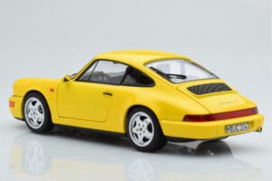 Porsche 911 964 Carrera 2 イエロー Norev 1:18 187328 メタル - 画像 7/8