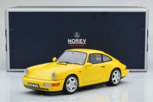 Porsche 911 964 Carrera 2 イエロー Norev 1:18 187328 メタル - 画像 8/8