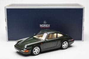 Porsche 911 964 Carrera 4 グリーン メタリック Asia Exclusive Norev 1:18 187326 メタル - 画像 8/8