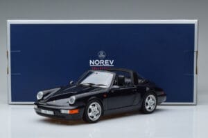 Porsche 911 964 Carrera 4 Targa ブルー Norev 1:18 187340 メタル - 画像 8/8