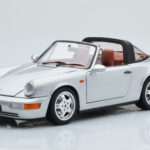Porsche 911 964 Carrera 4 Targa ポーラーシルバー Norev 1:18