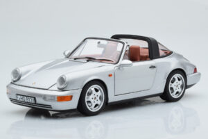 Porsche 911 964 Carrera 4 Targa ポーラーシルバー Norev 1:18
