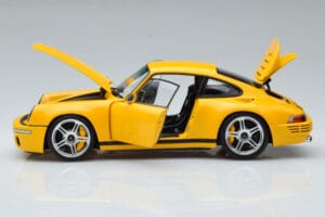 Porsche 911 964 RUF CTR Anniversary ブロッサムイエロー Almost Real 1:18 880301 メタル - 画像 4/8