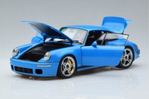 Porsche 911 964 RUF SCR メキシコブルー Almost Real 1:18 880202 メタル - 画像 2/10