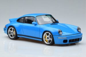 Porsche 911 964 RUF SCR メキシコブルー Almost Real 1:18 880202 メタル - 画像 6/10