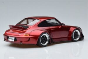 Porsche 911 964 RWB Duck Tail Candy Apple GT Spirit 1:18 GT759 レジン - 画像 2/6