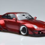 Porsche 911 964 RWB Duck Tail Candy Apple GT Spirit 1:18 GT759 レジン - image 4 of 6