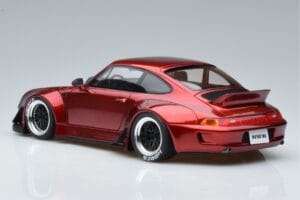 Porsche 911 964 RWB Duck Tail Candy Apple GT Spirit 1:18 GT759 レジン - 画像 5/6