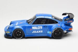 Porsche 911 964 RWB Osho Arrow ブルー GT Spirit 1:18 GT448 レジン - 画像 3/6