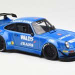 Porsche 911 964 RWB Osho Arrow ブルー GT Spirit 1:18 - image 4 of 6