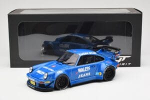 Porsche 911 964 RWB Osho Arrow ブルー GT Spirit 1:18 GT448 レジン - 画像 6/6