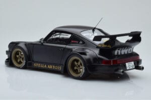 Porsche 911 964 RWB Stella Artois ブラック GT Spirit 1:18 GT421 レジン - 画像 5/6