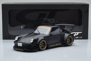 Porsche 911 964 RWB Stella Artois ブラック GT Spirit 1:18 GT421 レジン - 画像 6/6