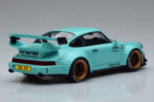 Porsche 911 964 RWB ティファニーブルー GT Spirit 1:18 GT875 レジン - 画像 2/6