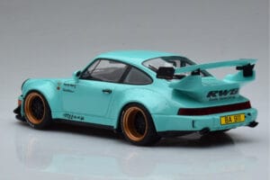 Porsche 911 964 RWB ティファニーブルー GT Spirit 1:18 GT875 レジン - 画像 5/6