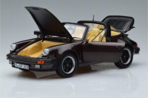 Porsche 911 964 Turbo Targa ブラウン Norev 1:18 187665 メタル - 画像 2/8