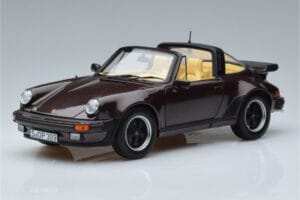 Porsche 911 964 Turbo Targa ブラウン Norev 1:18 187665 メタル