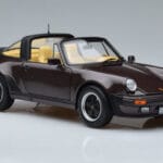 Porsche 911 964 Turbo Targa ブラウン Norev 1:18 187665 メタル - image 6 of 8