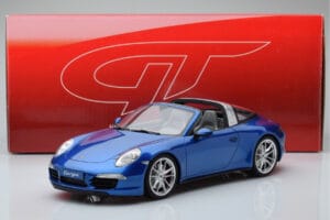 Porsche 911 991 4S Targa ブルー GT Spirit 1:18 GT037 レジン - 画像 5/5
