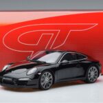 Porsche 911 991 Carrera 4 Black Edition GT Spirit 1:18 GT114 レジン - image 6 of 6
