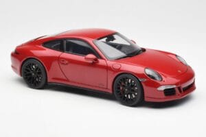 Porsche 911 991 Carrera GTS カーマインレッド Schuco 1:18 450039000 メタル - 画像 6/8