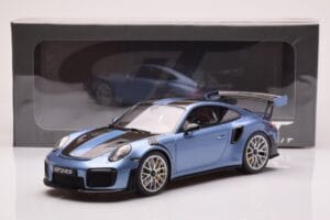Porsche 911 991.2 GT2 RS ブルー GT Spirit 1:18 GT429 レジン - 画像 6/6