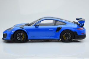 Porsche 911 GT2 RS 991.2 Weissach Package ブルー ブラックマグネシウムホイール Minichamps 1:18 153068316 メタル - 画像 3/6