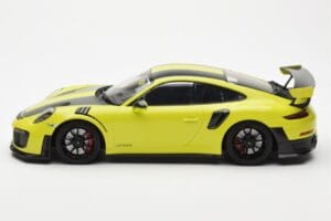 Porsche 911 991.2 GT2 RS ライトグリーン ブラックマグネシウムホイール Minichamps 1:18 155068300 メタル - 画像 3/6