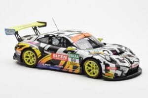 Porsche 911 991.2 GT3 R #69 Team Iron Force Racing Ring Police L. Luhr / M. Holzer ADAC GT Masters 2019 Minichamps 1:18 15319 - 画像 4/6