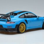 Porsche 911 991.2 GT3 RS Weissach Package マイアミブルー ゴールドホイール Minichamps 1:18 153068310 メタル - image 2 of 6
