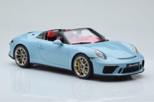 Porsche 911 991.2 Speedster マイセンブルー GT Spirit 1:18 GT408 レジン - 画像 4/6