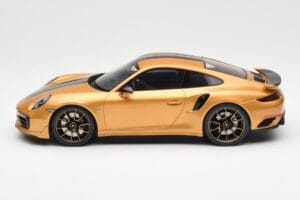 Porsche 911 991.2 Turbo S Exclusive ゴールド GT Spirit 1:18 GT444 レジン - 画像 3/6