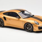 Porsche 911 991.2 Turbo S Exclusive ゴールド GT Spirit 1:18 - image 4 of 6