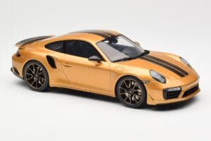 Porsche 911 991.2 Turbo S Exclusive ゴールド GT Spirit 1:18 GT444 レジン - 画像 4/6