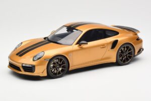Porsche 911 991.2 Turbo S Exclusive ゴールド GT Spirit 1:18