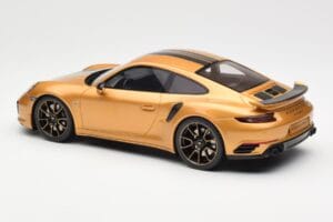 Porsche 911 991.2 Turbo S Exclusive ゴールド GT Spirit 1:18 GT444 レジン - 画像 5/6