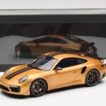 Porsche 911 991.2 Turbo S Exclusive ゴールド GT Spirit 1:18 - image 6 of 6