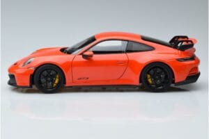 Porsche 911 992 GT3 オレンジ Norev 1:18 187300 メタル - 画像 4/7