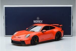 Porsche 911 992 GT3 オレンジ Norev 1:18 187300 メタル - 画像 7/7