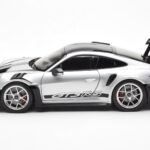 Porsche 911 992 GT3 Weissach Pack GT シルバー メタリック Norev 1:18 - image 4 of 8