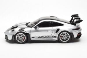 Porsche 911 992 GT3 Weissach Pack GT シルバー メタリック Norev 1:18 187366 メタル - 画像 4/8