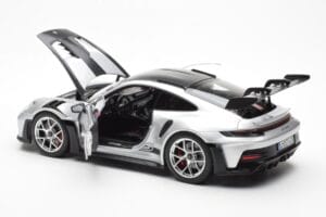 Porsche 911 992 GT3 Weissach Pack GT シルバー メタリック Norev 1:18 187366 メタル - 画像 5/8