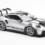 Porsche 911 992 GT3 Weissach Pack GT シルバー メタリック Norev 1:18 - image 6 of 8