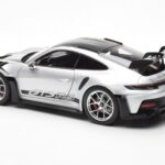 Porsche 911 992 GT3 Weissach Pack GT シルバー メタリック Norev 1:18 - image 7 of 8
